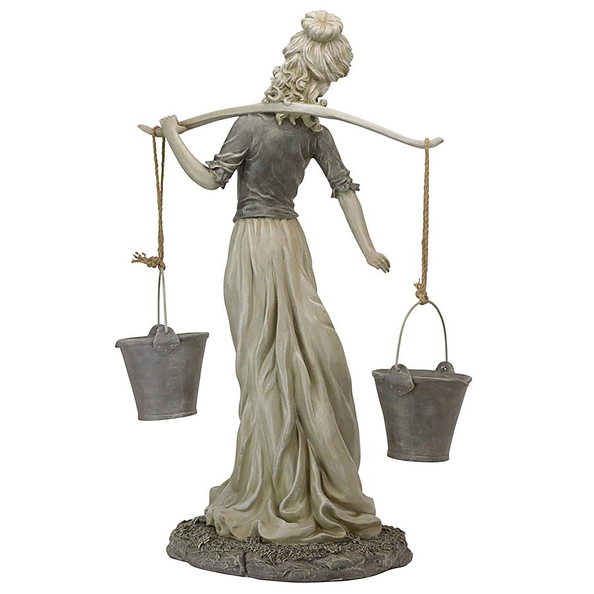 Design Toscano 29.5" Magdalene the Danish Milkmaid Garden Woman Statue